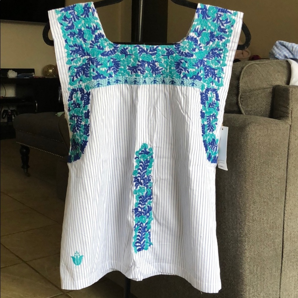 Embroidered Ava Top J Marie Collections
